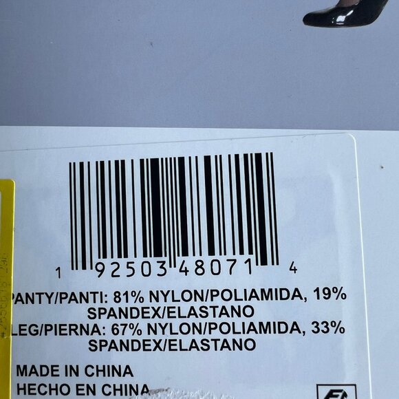 Hanes Premium Women's 2pk Ultra Sheer Run Resist Pantyhose Black M - Picture 7 of 7